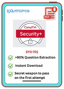 Examtopics|2025 Comptia Security  (SY0-701) Practice Test Download | 600  Examtopics Questions | Cybersecurity Certification Exam Prep PDF - Etsy