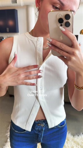 ribbed sleeveless button front knit vest top women cropped tank slim fit soft stretch casual minimalist trendy summer layering cardigan style ribbed tank everyday basic chic capsule wardrobe aesthetic cute outfit lightweight knit vest fashion tops women clothing casual wear spring fall outfits trendy women tops TikTok viral fashion basics casual knit tank stylish ribbed vest modern minimal top women’s sleeveless cardigan vest soft knit crop top casual streetwear women outfit ideas trendy wardrob