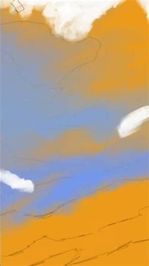 Create a STUNNING Sky in Krita with Just 2 Colors