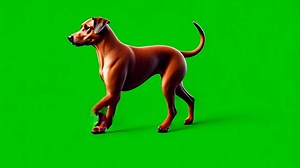 Dog, Green Screen, Dog Green Screen Effect. Free Stock Video