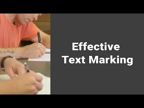 Effective Text Marking | Active Reading and Note-Taking | USSV Lessons