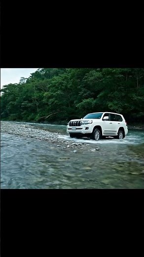 Toyota Land Cruiser Crosses River | Extreme Off-Road Challenge in 4K (AI Edit)
