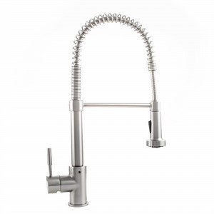 Check The Home Depot's Q&A Before Buying: ZLINE Kitchen and Bath ZLINE Apollo Kitchen Faucet in Brushed Nickel (APL-KF-BN)