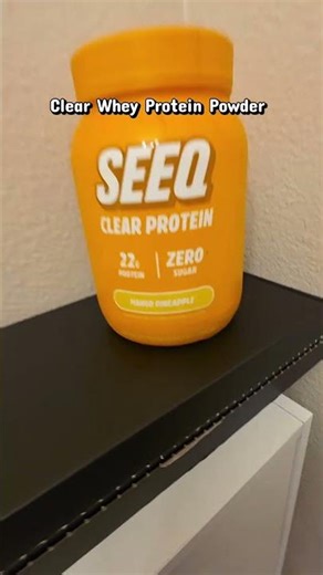 SEEQ Clear Protein Powder - 22g Whey Isolate - Zero