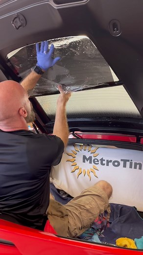 Here is a reverse roll window tint install on a Corvette Stingray hatch. Nano ceramic tint 💪🏼 We went dark on this fast car. 5 percent tint all around and a light shade on the windshield. This is a very easy way to install window film on a car like this. Follow us for more satisfying videos and some tips and tricks. All original. 😎💪🏼🤑🤑🤑 #metrotintllc #tintersforacause #tinters #tintersofinstagram #windowtint #windshieldtint #nanoceramictint #ceramicwindowtint #goodproducts #ınstagood #or