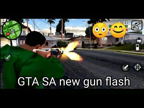 GTA SA New gun flash