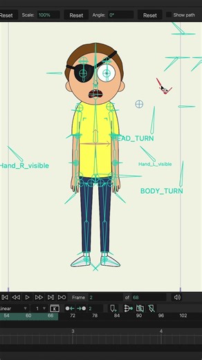 Morty - Full Body Control & Evil Morty Switch | Moho Pro Rigging | Final Part