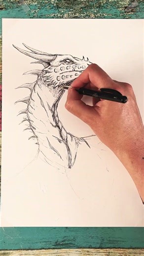 #dragonart #dragon #beginnerarttips #dragondrawing #sketch #dragonillustration #art #drawing
