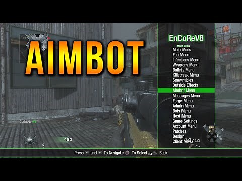 Black Ops 1 Aimbot Trickshot - (COD: BO1 PRIVATE MATCH MODMENU)
