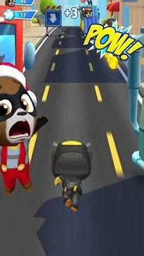 🐼punch me #talking tom gold run # shorts #gaming