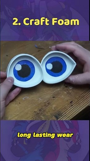 5 Materials For Fursuit Eyes Making #fursuitmaker #fursuit #costume