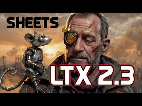 How to use Character sheets with LTX 2.3
