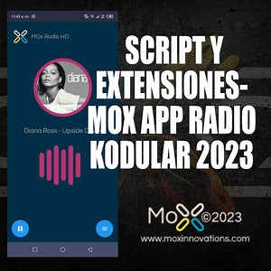Script y Extenciones Proyecto MOx app Radio Kodular 2023 - MOx Innovations ® | Hotmart