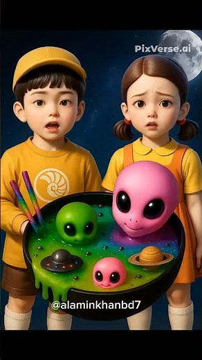 "Boy Eats Alien Planet 🌌 | Girl Transforms into Alien and Flies to Space 🚀👽"