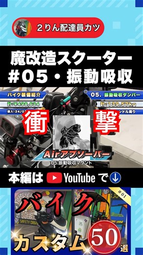 @05.振動吸収ダンパー【スマホホルダー編】カスタム紹介【バイク装備】#kaedear #スマホ #honda #バイク #カスタム