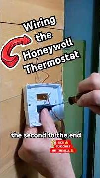 How To Wire a Honeywell Thermostat Fast and Easy!