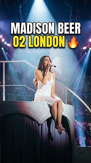 What Happens When Madison Beer Takes the Stage at O2 London? #madisonbeer #livemusic