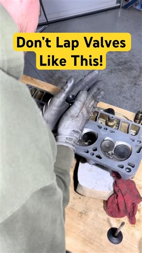 Valve lapping trick! 🙌🏻