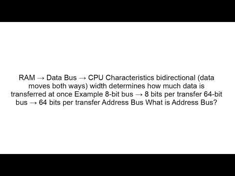 System Buses Explained | Data Bus, Address Bus, Control Bus Made Simple