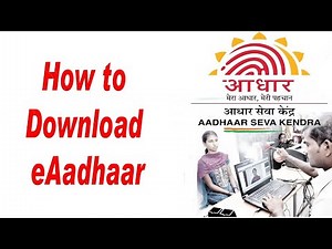 💳 How to Download eAadhaar – Step by Step Guide 🔐