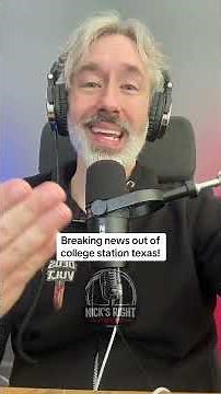 Breaking news out of College Station Texas!