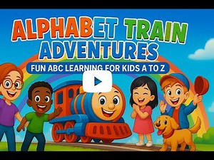 Alphabet Train Adventures | Fun ABC Learning for Kids A to Z