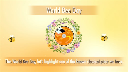2.1K views | Learn a little classical lesson about "Flight of the Bumblebee", in celebration for World Bee Day!  #PianoTiles2 #PianoTiles2Community #WorldBeeDay #buzzbuzzbuzz | Piano Tiles 2 | Facebook