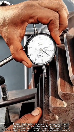 Dial Indicator Measurement Work Tool for Precision Metal Inspection #worktool