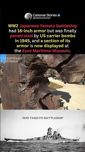 The Last Piece of Japanese Yamato Battleship #shorts