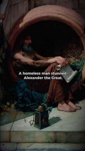 Diogenes, by John William Waterhouse (1882) #history #arthistory #painting