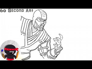How To Draw Sub Zero #2 | Easy, Step By Step Tutorials for Beginners