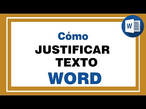 Apply JUSTIFICATION to TEXT in Word. How to justify text in my file or document.