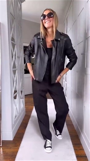 From Smart Casual to Rock Chic: How to Style Your Black Wide-Leg Trousers 3 Ways #outfitideas #ootd