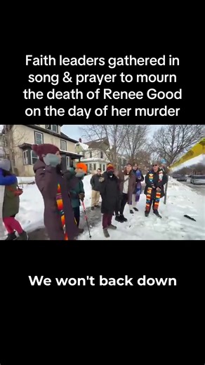 Rev. Ashley Horan, vice president for programs and ministries at Unitarian Universalist Association, lives a block from where ICE shot and killed mom of three, Renee Good. She and other Minneapolis faith leaders were asked to gather at the scene on Wednesday to act as a calming presence for the community. “What I was seeking to do there was to be a presence of love and care,” she told Religion News Service. ICE agents fired pepper bullets and pepper sprayed the otherwise peaceful gathering. In t