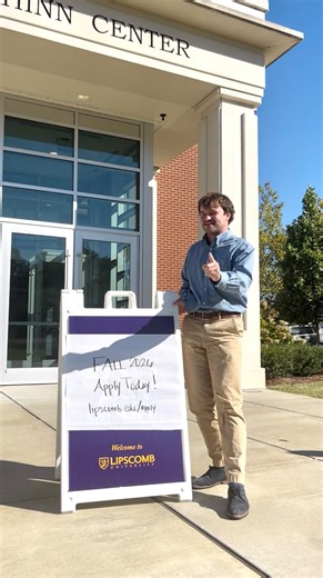 Lipscomb Admissions on Instagram: "Looks like you just got your sign to become a Bison! 😉 Apply today through the link in our bio! 🥳💜"