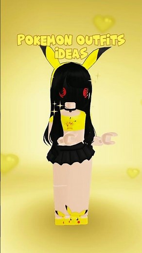 Pokemon outfits for you❤️ #roblox #robloxavatar #pikachu #robloxavatarideas #pokemon #gengar #cute