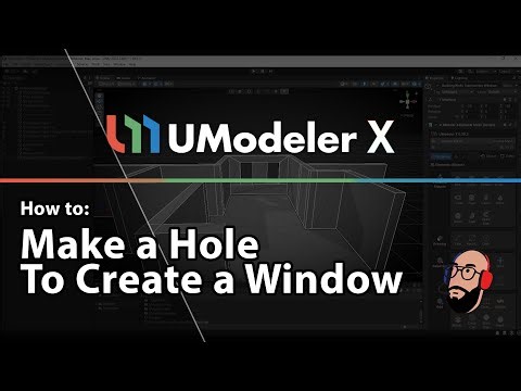 3. UModeler X - Unity - How to Make Hole in Mesh