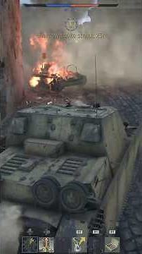 Using the Brummbar as a shotgun in War Thunder 😂🇩🇪