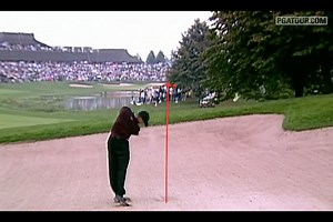 A frame-by-frame breakdown of Tiger's legendary Canadian Open bunker shot
