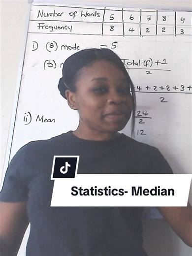 Statistics CSEC Math- May 2024 Solutions #math #ftmath #statistics #cxc #gsce