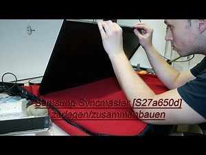 Samsung Syncmaster [S27a650d] disassembly/assembly