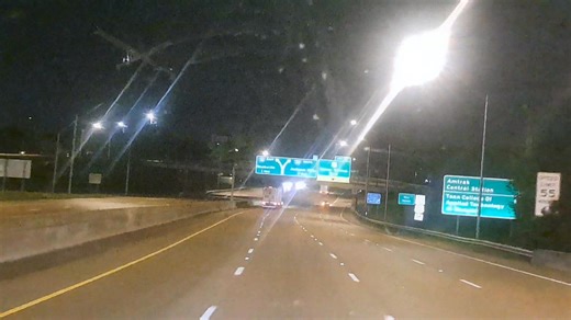 On our way to Virginia this is Memphis,TN the bridge where St.Judes hospital is that was created by Danny Thomas the actor n it's on a street named after him across the bridge from west Memphis,AR. Night time driving. | Lupe Lucero