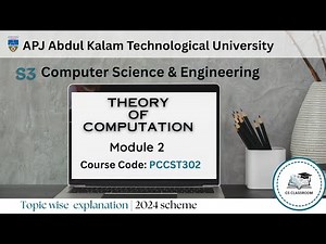 THEORY OF COMPUTATION | MODULE 2 PART 4| S3 CSE | KTU 2024 SCHEME