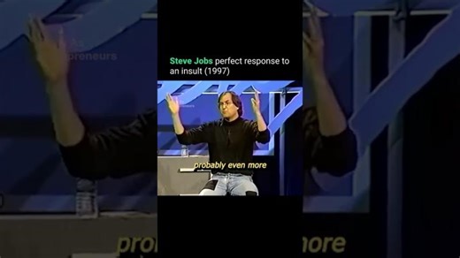 Steve Jobs perfect response to an insult