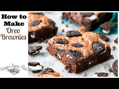 How to Make Oreo Brownies!