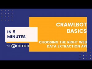 Crawlbot Basics - Choosing The Right Web Data Extraction API For Crawling