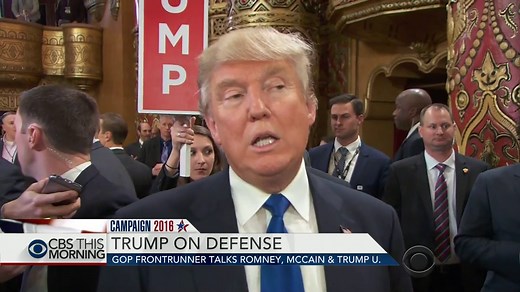 Trump responds to criticism from Romney, McCain