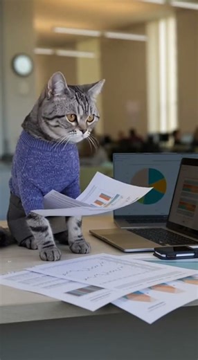 A Munchkin Cat – is working as a Economist