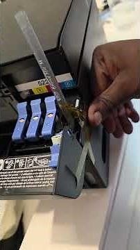 epson 2800 wrong ink removal from accidental wrong color ink fill up. #epson #2800