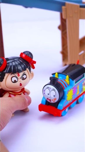 Thomas Ate All the Food 🚂🍔 #shorts #asmr #thomas #train